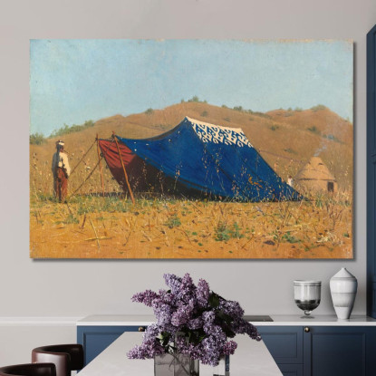 Tenda Cinese Vasily Vereshchagin vvr15 quadro stampato su tela