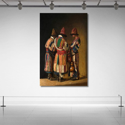 Dervisci In Abiti Festivi Vasily Vereshchagin vvr18 quadro stampato su tela