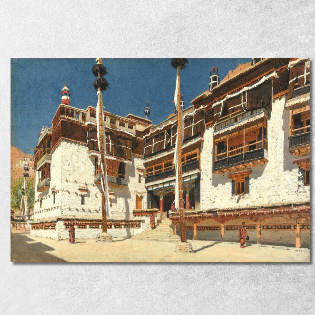 Monastero Di Hemis Nel Ladakh Vasily Vereshchagin vvr23 quadro stampato su tela Monastero Di Hemis Nel Ladakh Vasily Vereshchagin vvr23 quadro stampato su tela