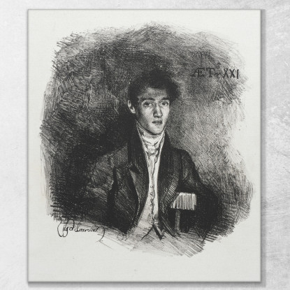 Barone Schwiter Eugène Delacroix edx65 quadro stampato su tela