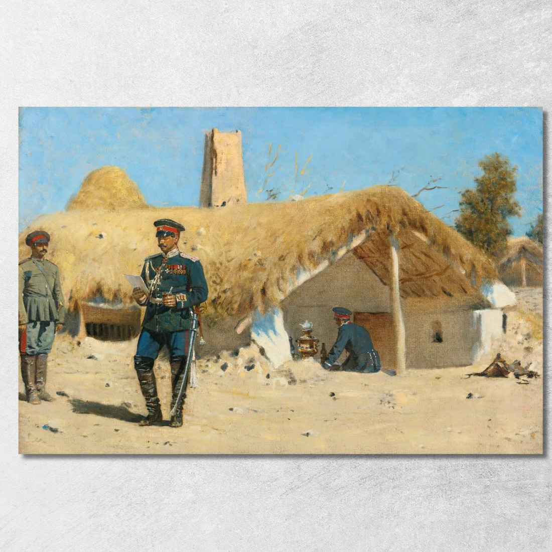 L'Aiutante Vasily Vereshchagin vvr56 quadro stampato su tela L'Aiutante Vasily Vereshchagin vvr56 quadro stampato su tela