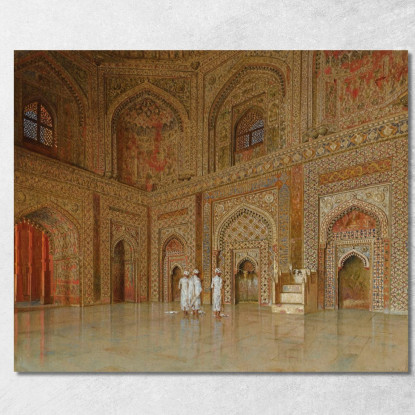 La Moschea Principale A Futtehpore Sikri Vasily Vereshchagin vvr58 quadro stampato su tela