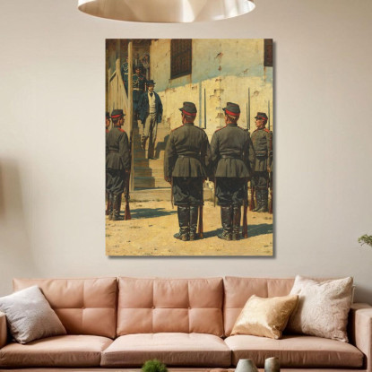 La Spia Vasily Vereshchagin vvr64 quadro stampato su tela