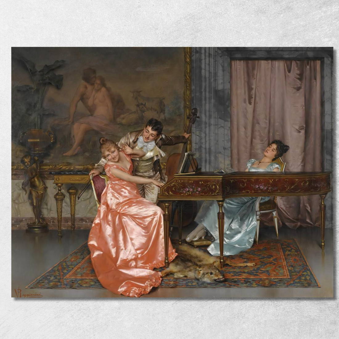 Il Considerando 2 Vittorio Reggianini vrg23 quadro stampato su tela Il Considerando 2 Vittorio Reggianini vrg23 quadro stampato su tela