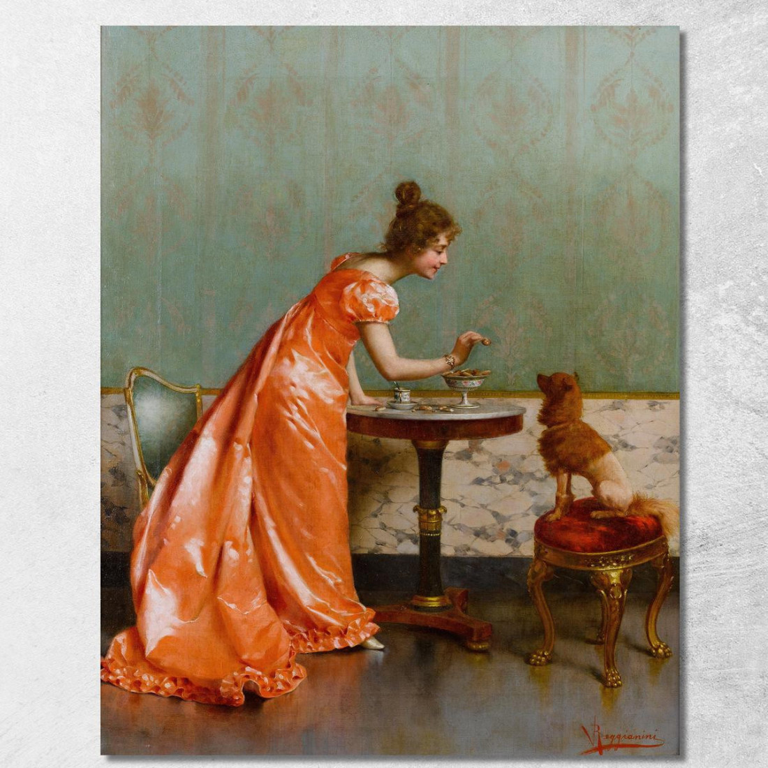 Amante Incondizionato Vittorio Reggianini vrg29 quadro stampato su tela Amante Incondizionato Vittorio Reggianini vrg29 quadro stampato su tela