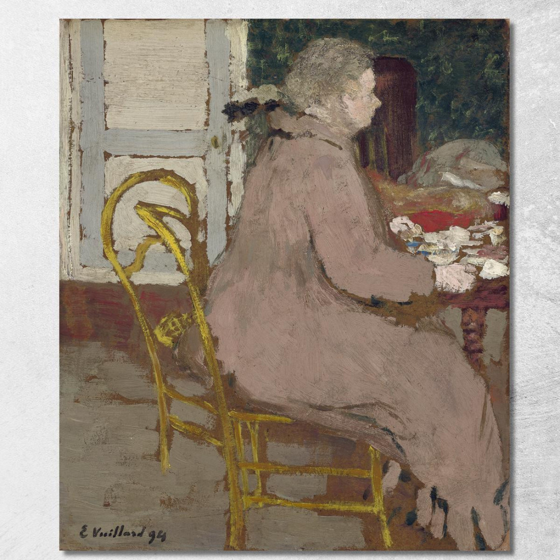 Colazione Édouard Vuillard evu13 quadro stampato su tela Colazione Édouard Vuillard evu13 quadro stampato su tela