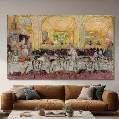 Caffè Wepler Édouard Vuillard evu16 quadro stampato su tela