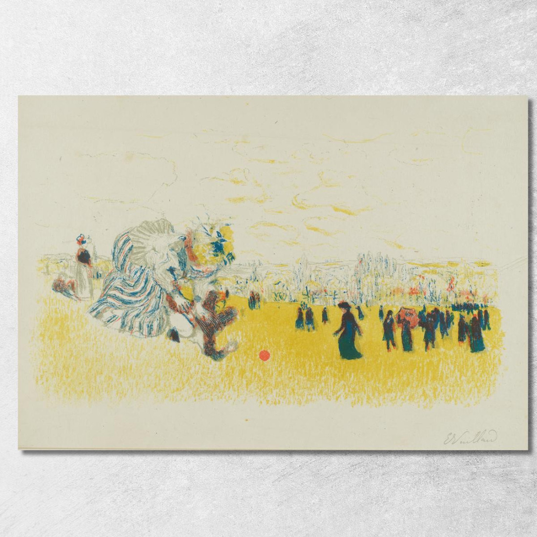 Giochi Per Bambini Édouard Vuillard evu19 quadro stampato su tela Giochi Per Bambini Édouard Vuillard evu19 quadro stampato su tela