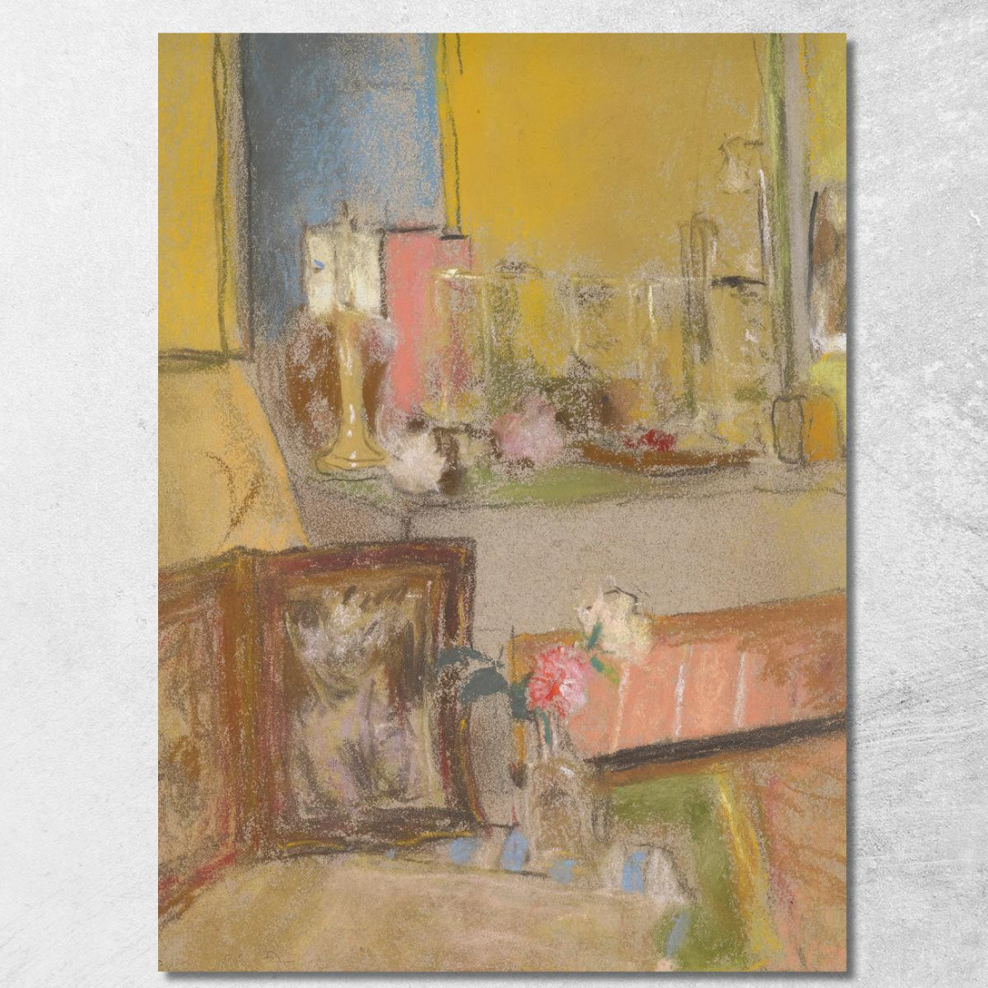 Angolo Del Camino A Les Clayes Édouard Vuillard evu20 quadro stampato su tela Angolo Del Camino A Les Clayes Édouard Vuillard evu20 quadro stampato su tela