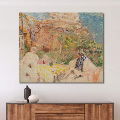 Donne E Bambini Al Clos Cézanne Édouard Vuillard evu28 quadro stampato su tela