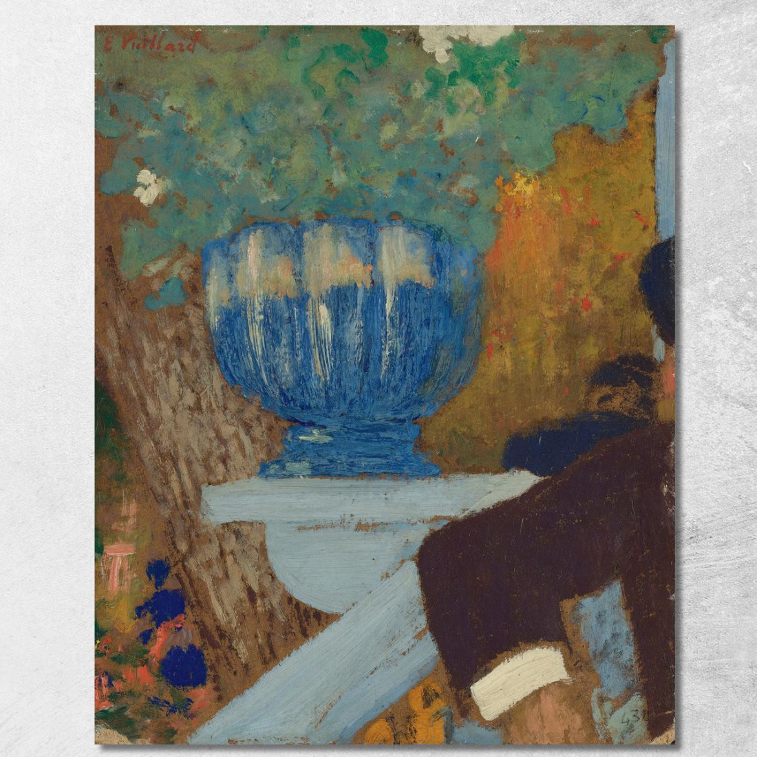 La Coppa Blu Édouard Vuillard evu46 quadro stampato su tela La Coppa Blu Édouard Vuillard evu46 quadro stampato su tela