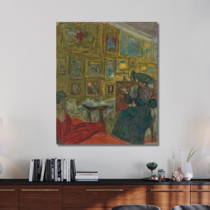 Il Visitatore Édouard Vuillard evu59 quadro stampato su tela
