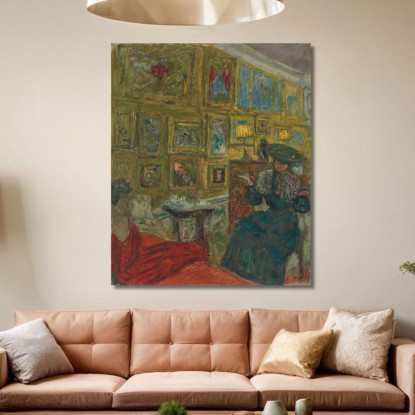 Il Visitatore Édouard Vuillard evu59 quadro stampato su tela