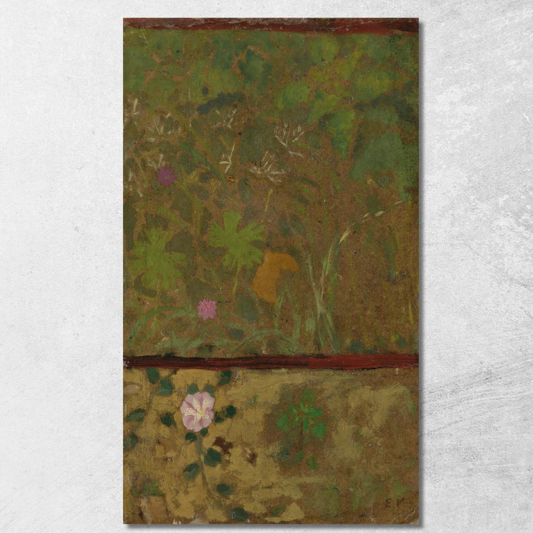 Petunia Édouard Vuillard evu75 quadro stampato su tela Petunia Édouard Vuillard evu75 quadro stampato su tela