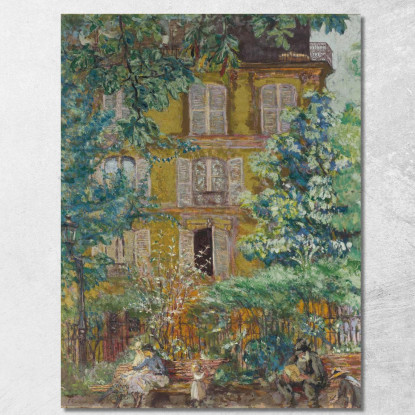 Le Square Édouard Vuillard evu77 quadro stampato su tela