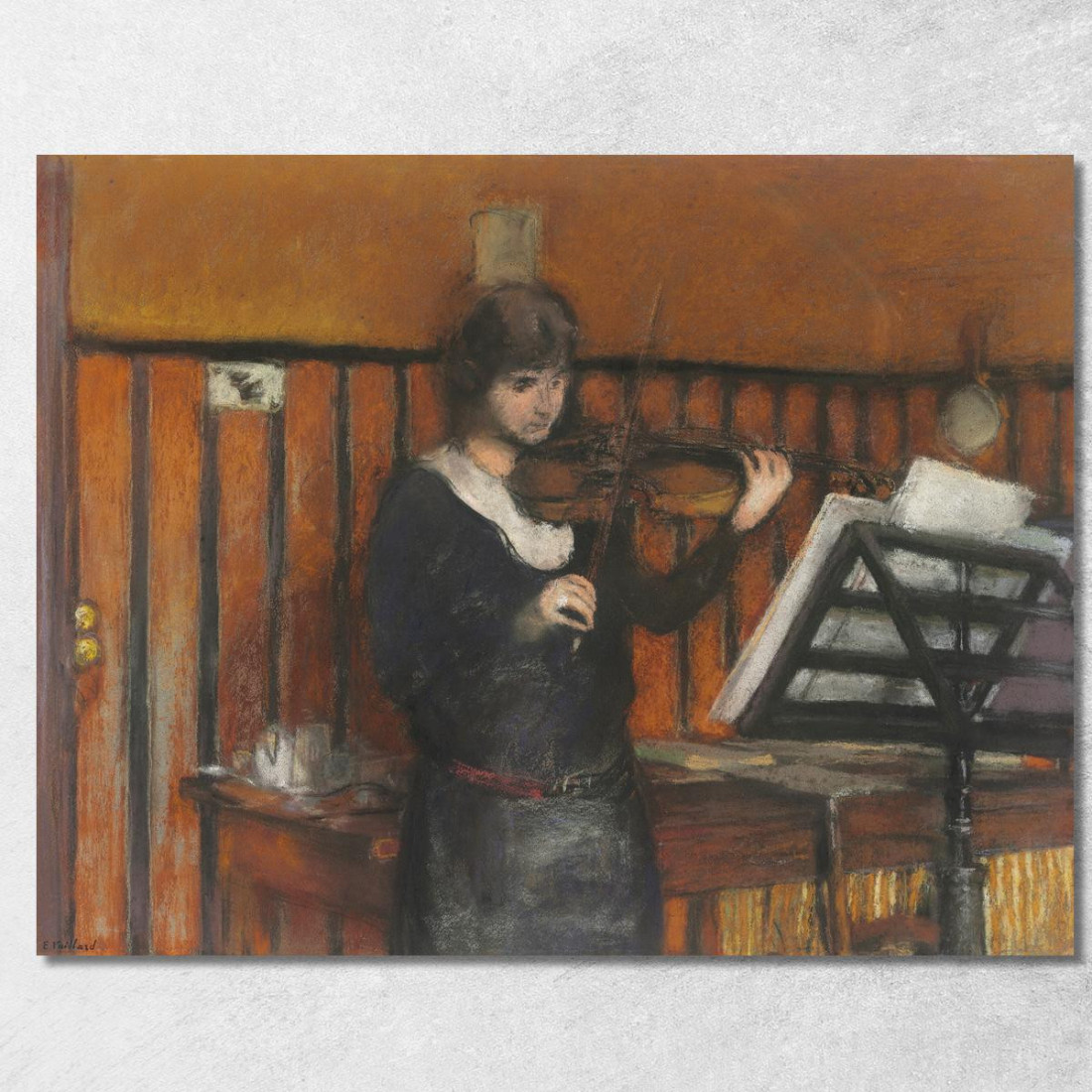 La Signora Fritta Édouard Vuillard evu98 quadro stampato su tela La Signora Fritta Édouard Vuillard evu98 quadro stampato su tela