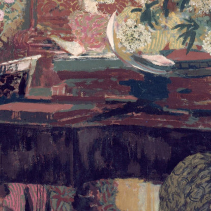 Personaggi In Un Interno. Musica Édouard Vuillard evu131 quadro stampato su tela