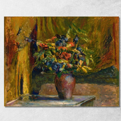 Larkspur E Gerani Édouard Vuillard evu136 quadro stampato su tela