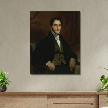 Ritratto Di Félix Guillemardet Eugène Delacroix edx96 quadro stampato su tela