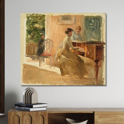 Nel Salotto Di Haiko Albert Edelfelt aed41 quadro stampato su tela