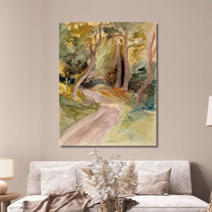 Interno Della Foresta Albert Edelfelt aed62 quadro stampato su tela