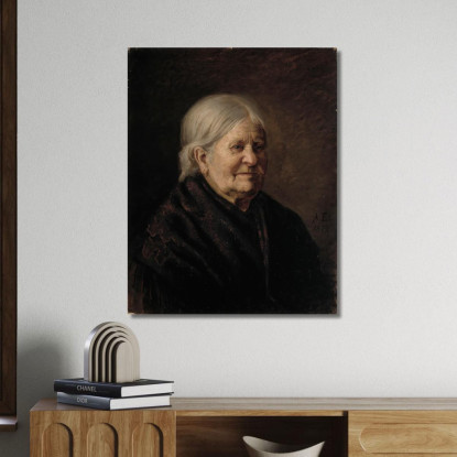 Ritratto Di Fredrika Snygg Tajta Albert Edelfelt aed82 quadro stampato su tela