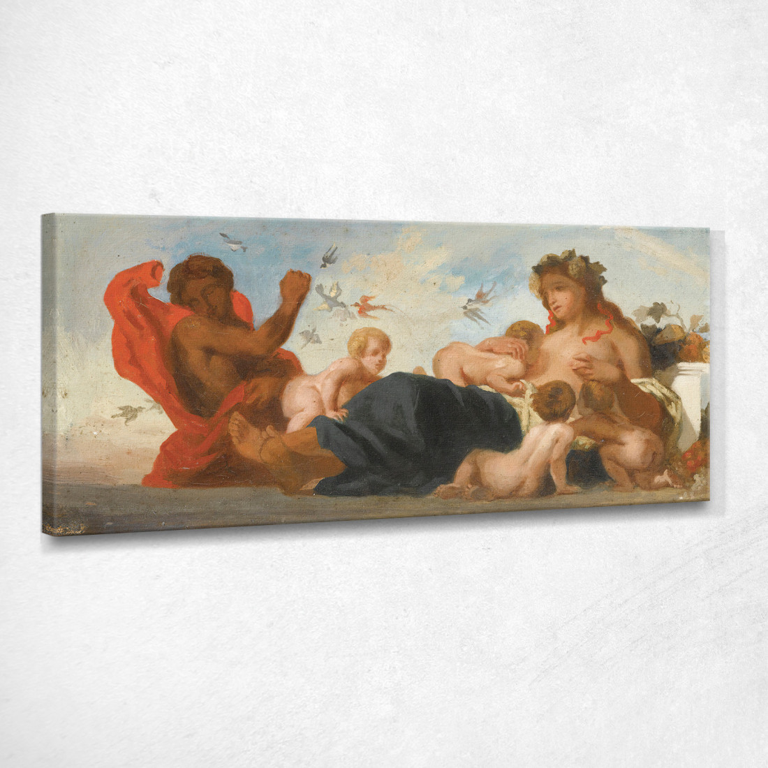 Studio Per L'Agricoltura Eugène Delacroix edx116 quadro stampato su tela Studio Per L'Agricoltura Eugène Delacroix edx116 quadro stampato su tela