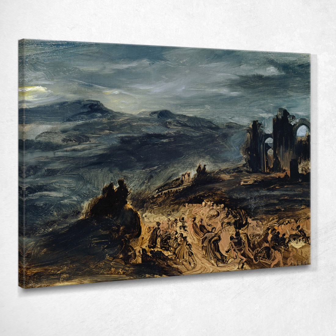 Il Sabato Delle Streghe Eugène Delacroix edx147 quadro stampato su tela Il Sabato Delle Streghe Eugène Delacroix edx147 quadro stampato su tela