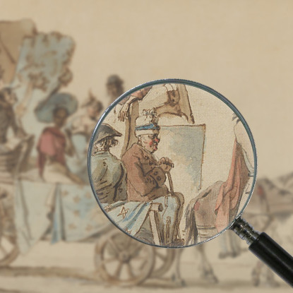 Compagnia Teatrale In Viaggio Eugène Delacroix edx148 quadro stampato su tela
