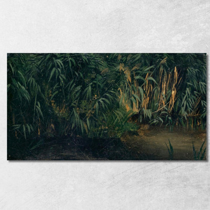 Canna Arnold Böcklin abk52 quadro stampato su tela