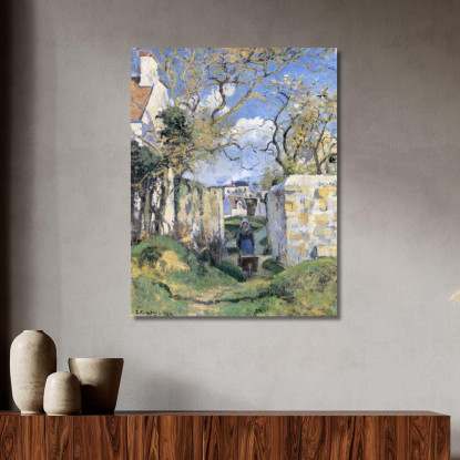 Paesaggio Di Pontoise 1874 Camille Pissarro cps41 quadro stampato su tela