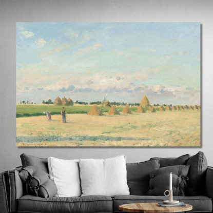 Paesaggio Ile-De-France 1873 Camille Pissarro cps42 quadro stampato su tela