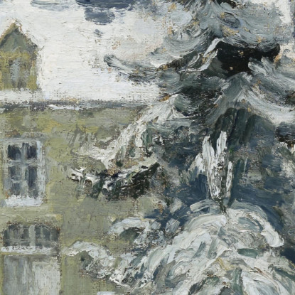 Casa Di Piette A Montfoucault 1874 Camille Pissarro cps53 quadro stampato su tela