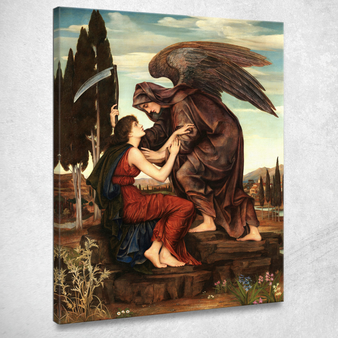 Angelo Della Morte Evelyn De Morgan emg2 quadro stampato su tela Angelo Della Morte Evelyn De Morgan emg2 quadro stampato su tela