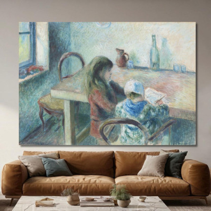 I Bambini 1880 Camille Pissarro cps73 quadro stampato su tela