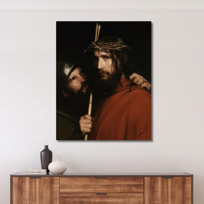 Cristo Con Soldato Beffardo Carl Bloch cbl10 quadro stampato su tela