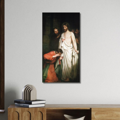 Il Dubbioso Tommaso Carl Bloch cbl30 quadro stampato su tela