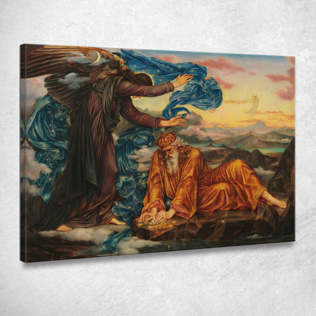 Legato Alla Terra Evelyn De Morgan emg14 quadro stampato su tela Legato Alla Terra Evelyn De Morgan emg14 quadro stampato su tela