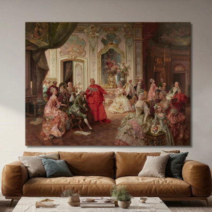 Una Performance Deliziosa Cesare Auguste Detti cad3 quadro stampato su tela