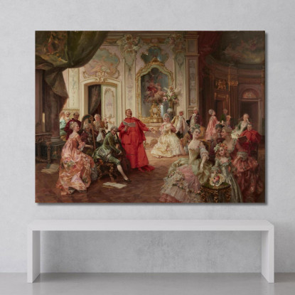 Una Performance Deliziosa Cesare Auguste Detti cad3 quadro stampato su tela