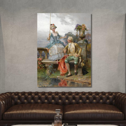 Pesca Per Una Buona Cattura Cesare Auguste Detti cad7 quadro stampato su tela