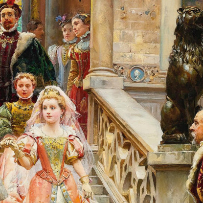 Il Matrimonio Del Principe Cesare Auguste Detti cad20 quadro stampato su tela