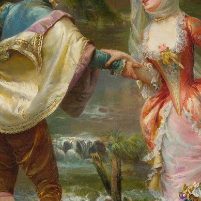 Molto Galante Cesare Auguste Detti cad26 quadro stampato su tela