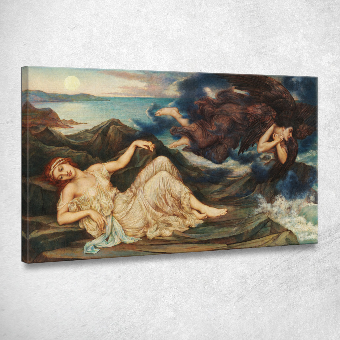 Porto Dopo Il Mare In Tempesta Evelyn De Morgan emg25 quadro stampato su tela Porto Dopo Il Mare In Tempesta Evelyn De Morgan emg25 quadro stampato su tela