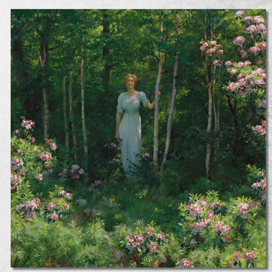 Il Limite Del Bosco Charles Courtney Curran ccc26 quadro stampato su tela Il Limite Del Bosco Charles Courtney Curran ccc26 quadro stampato su tela