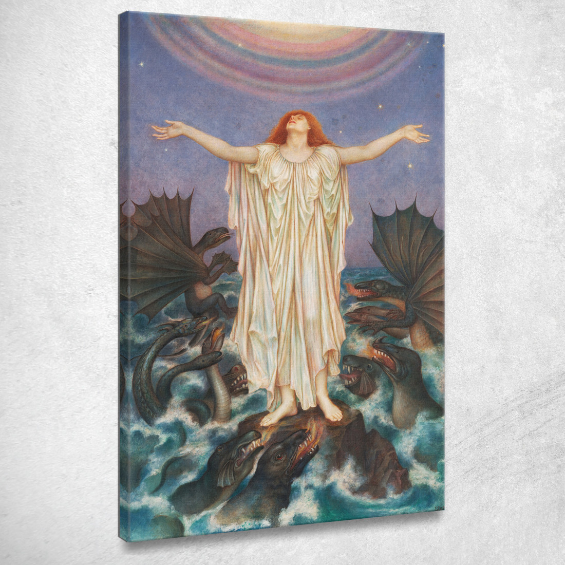Sos. Evelyn De Morgan emg28 quadro stampato su tela Sos. Evelyn De Morgan emg28 quadro stampato su tela