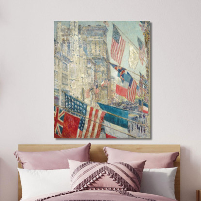 Giorno Degli Alleati Childe Hassam chs2 quadro stampato su tela
