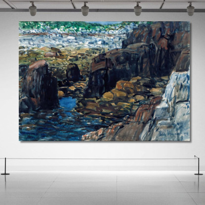 Mela N. 2 Childe Hassam chs3 quadro stampato su tela