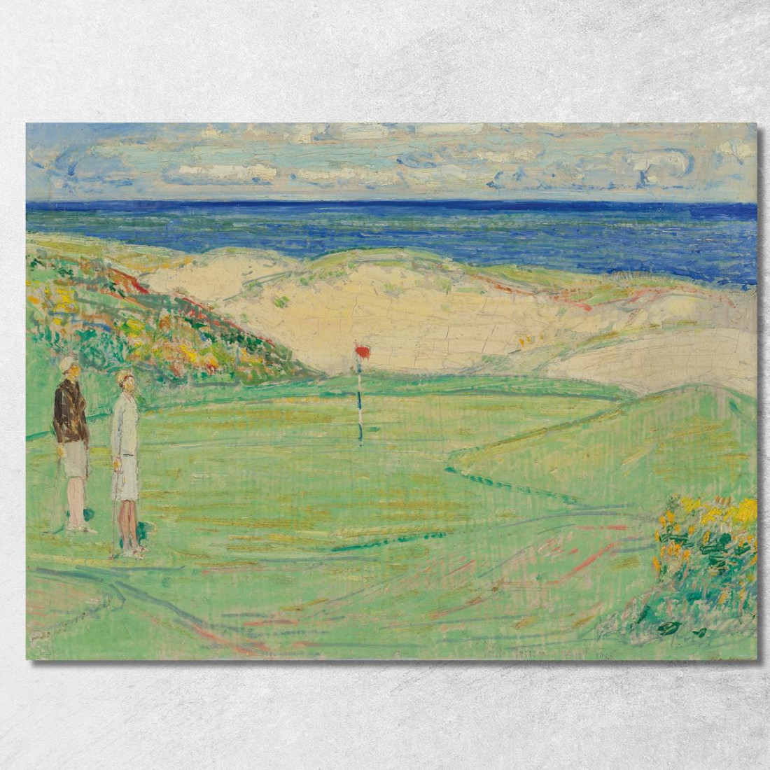 Corso Est Maidstone Club Childe Hassam chs16 quadro stampato su tela Corso Est Maidstone Club Childe Hassam chs16 quadro stampato su tela