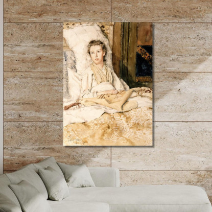 Maud Cucito Childe Hassam chs37 quadro stampato su tela